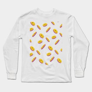 Smiley pattern #2 Long Sleeve T-Shirt